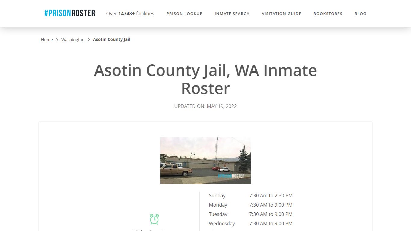 Asotin County Jail, WA Inmate Roster